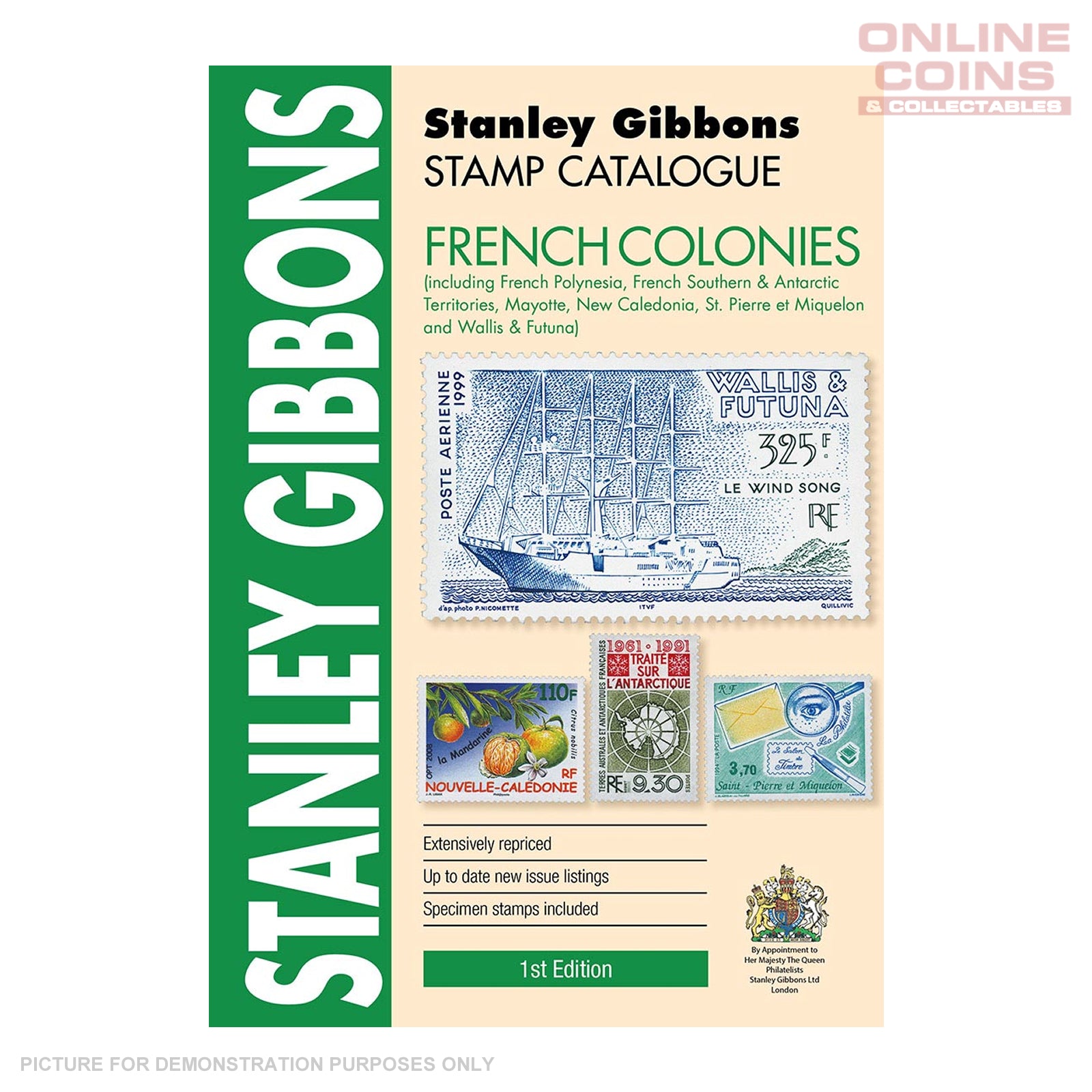 2016 Stanley Gibbons Stamp Catalogue French Colonies 1st Edition Soft Cover Book
